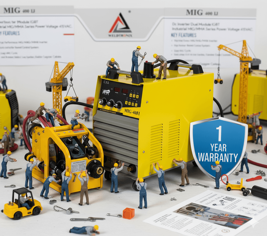 MIG 400 IJ Industrial Welder - View 1