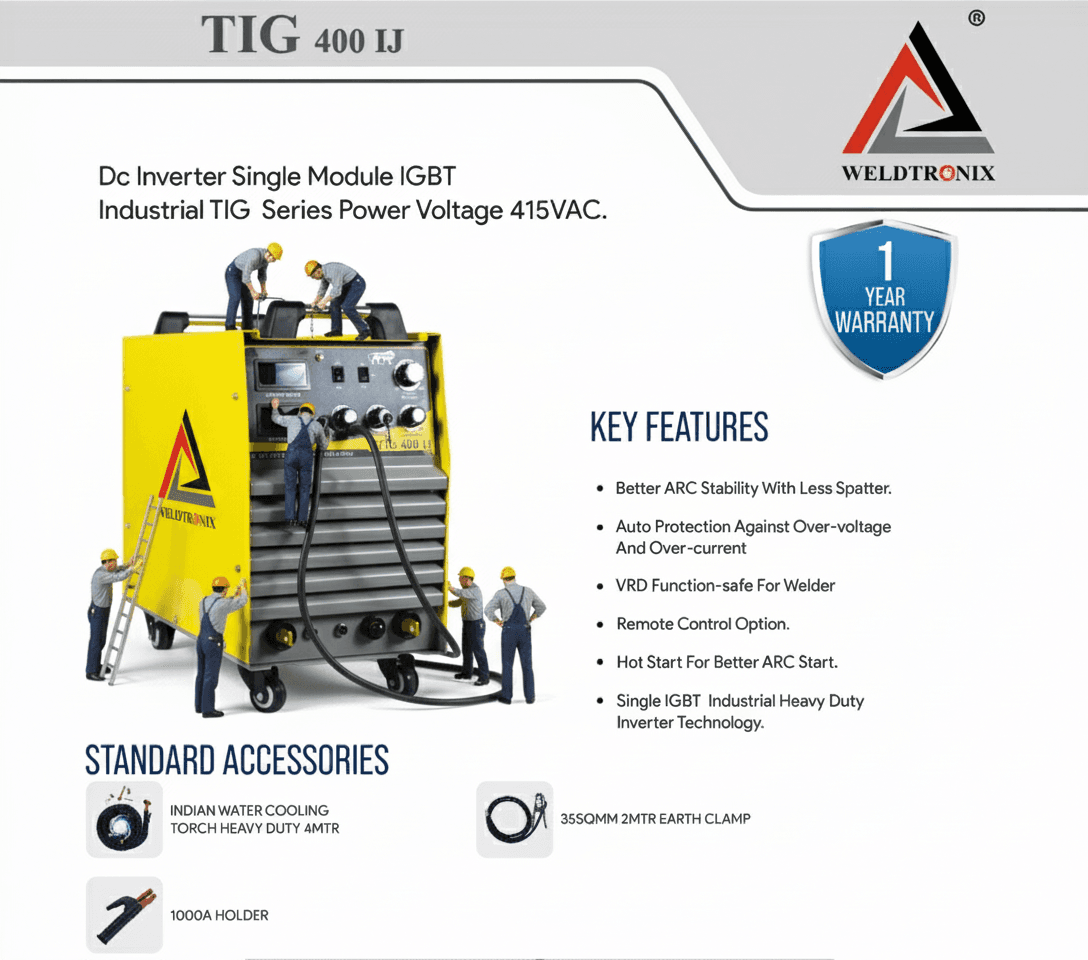 TIG 400 IJ Precision Welder - View 1